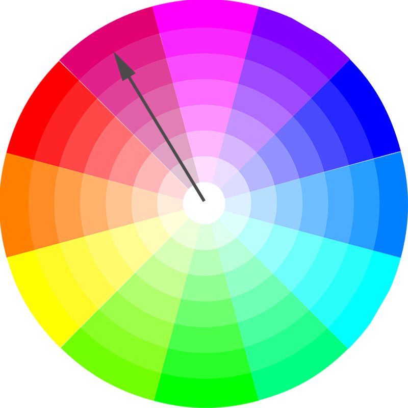 color wheel monochromatic scheme