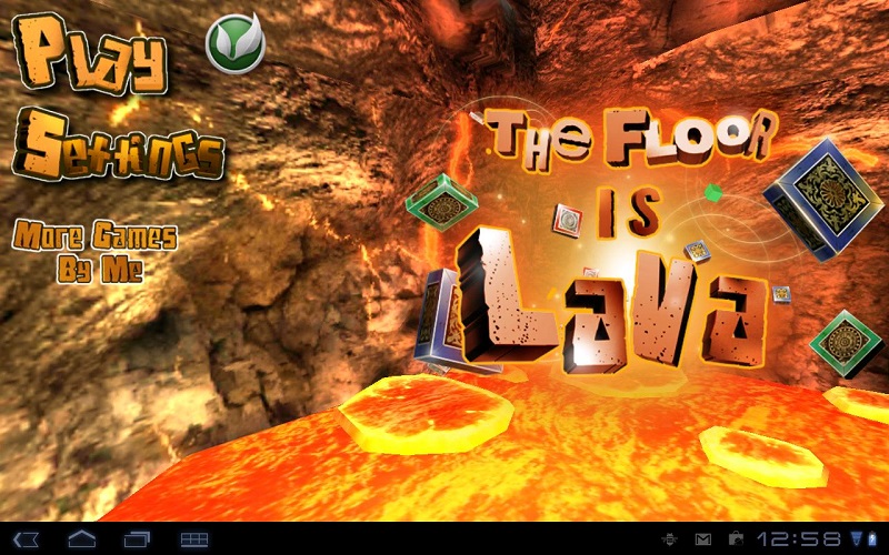 The Floor is lava mobile gaming apps by Adoriasoft blog
